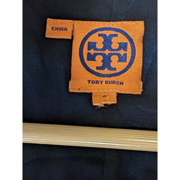 Tory Burch Kaoy Landscape Silk Shift Dress Size 6 - Picture 3 of 7